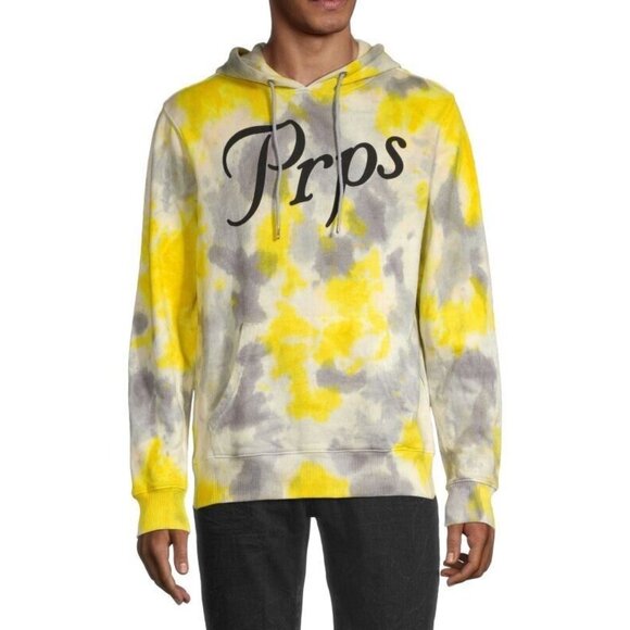 PRPS Logo Tie Dye Hoodie Yellow ( XL ) - Picture 1 of 4